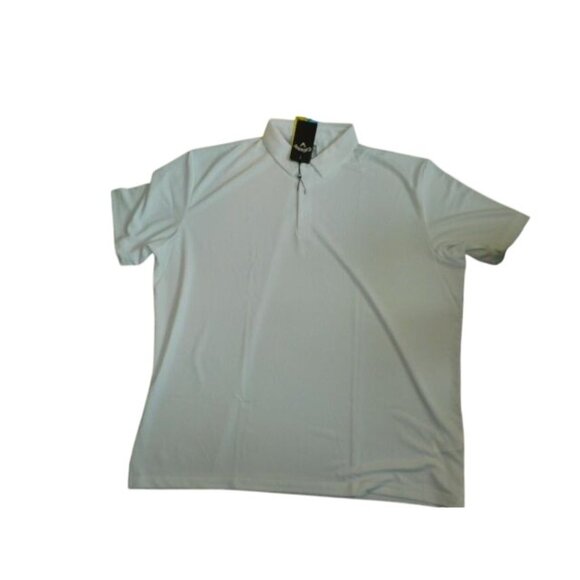Callaway Size XXXL 3XL Men's White Opti Dri UPF 50 Golf Shirt NWT - Picture 1 of 3